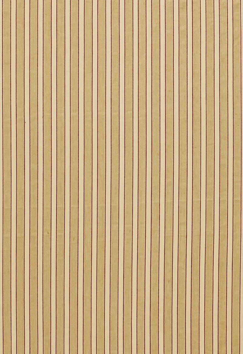 FSchumacher Fabric 3475001 Antique Ticking Stripe Sandalwood