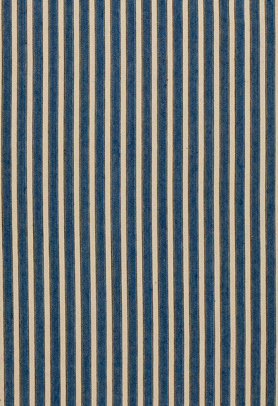 FSchumacher Fabric 3475004 Antique Ticking Stripe Denim
