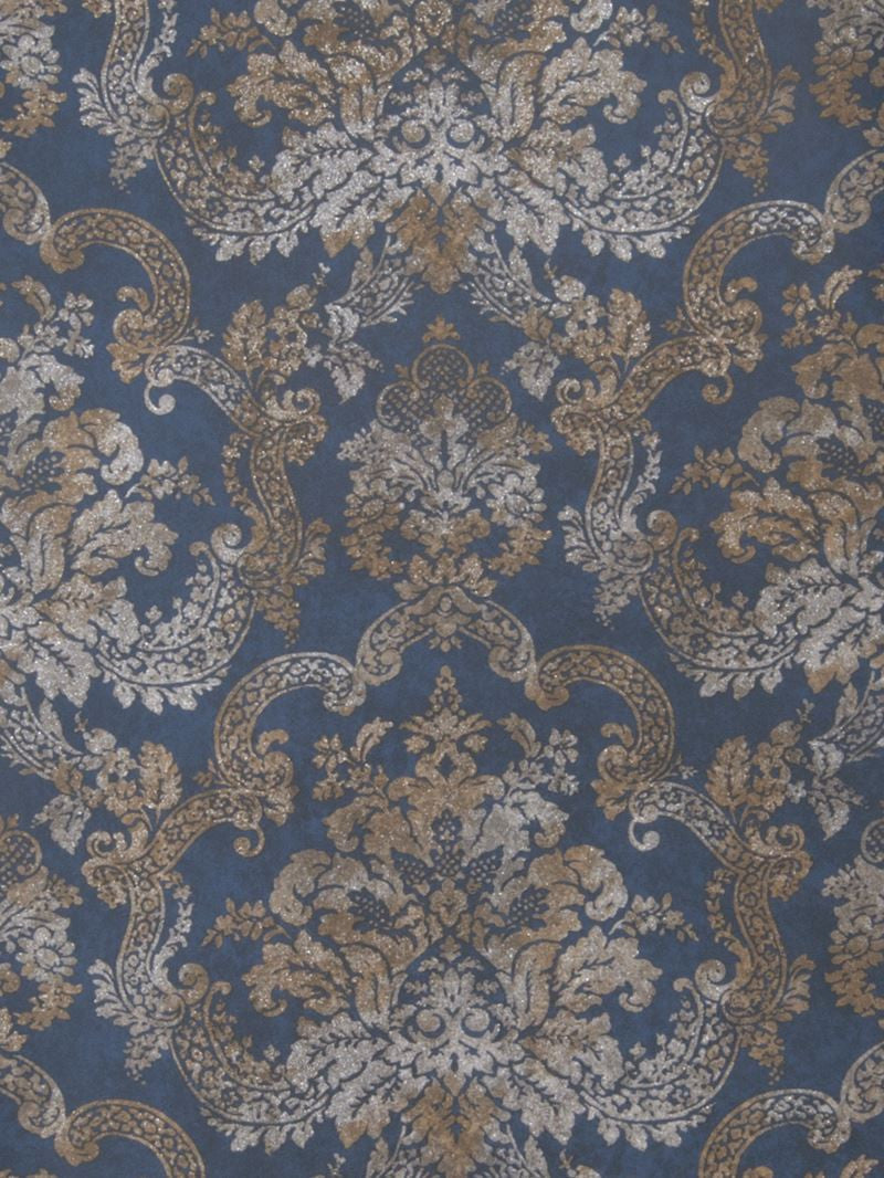 Fabricut Wallpaper 4646705 Stanwyck Indigo