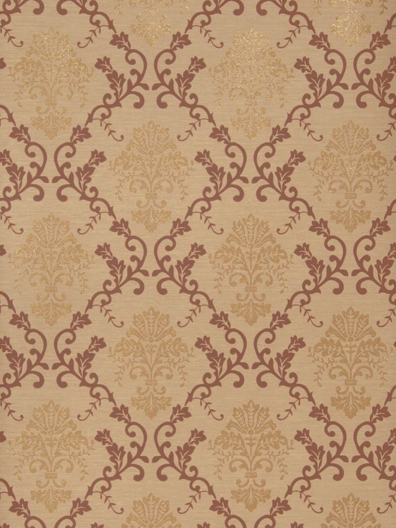Fabricut Wallpaper 4647902 Grace Bronze Spice