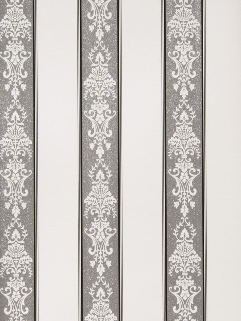 Fabricut Wallpaper 4648105 Kelley Cream Black