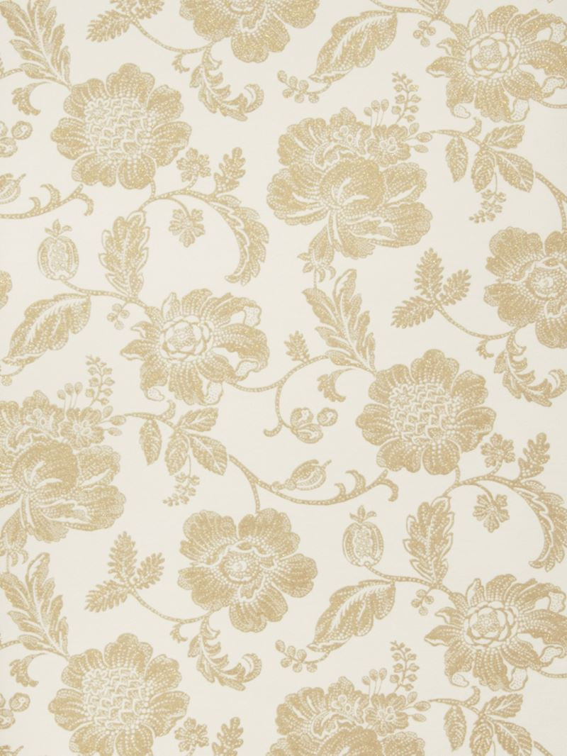 Fabricut Wallpaper 4648302 Greta Ivory Gold