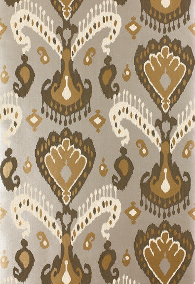 FSchumacher Wallpaper 5000990 Tashkent Ikat Silver