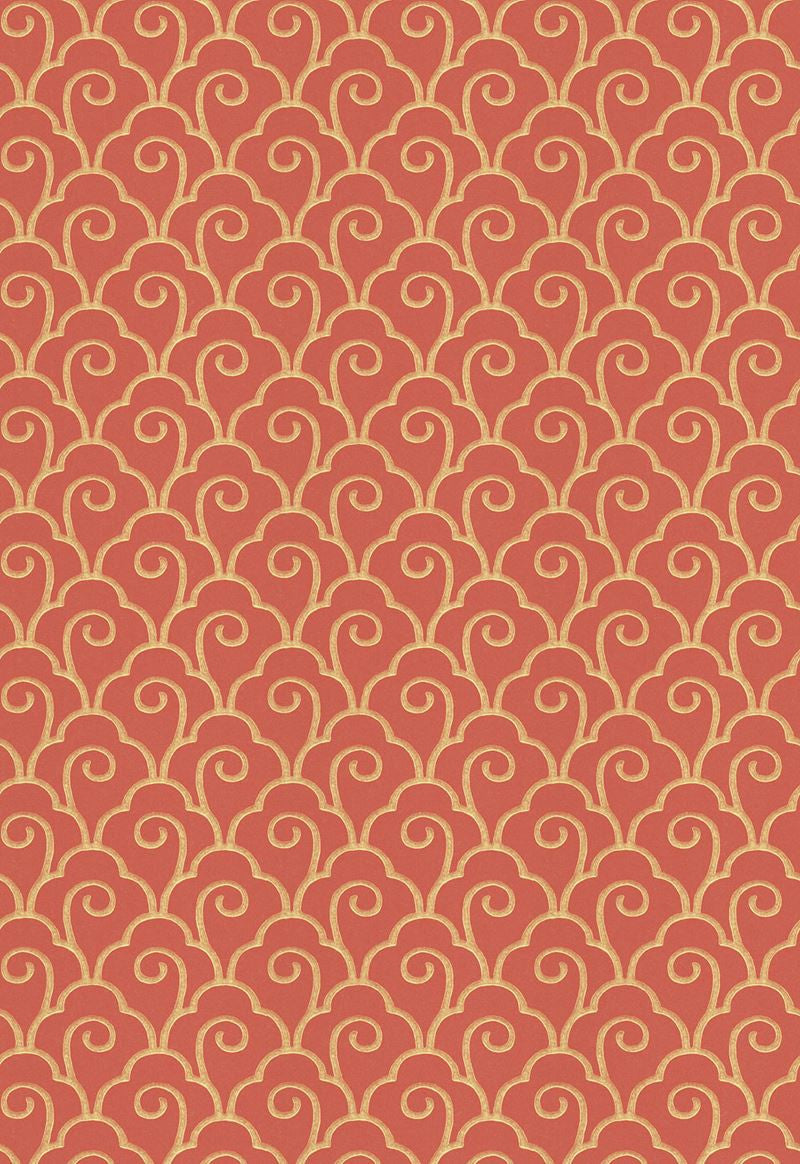 FSchumacher Wallpaper 5001053 Scallop Filigree Lacquer