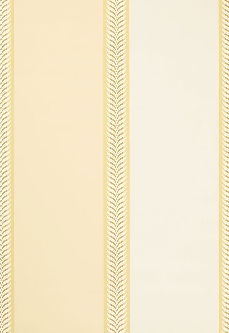 FSchumacher Wallpaper 5002471 Valais Stripe Soft Yellow