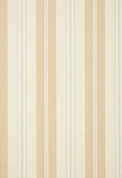 FSchumacher Wallpaper 5002480 Chalon Stripe Vanilla
