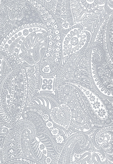 FSchumacher Wallpaper 5003190 Paisley Print Grey