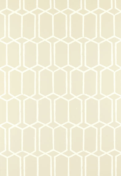 FSchumacher Wallpaper 5003283 Modern Trellis Alabaster
