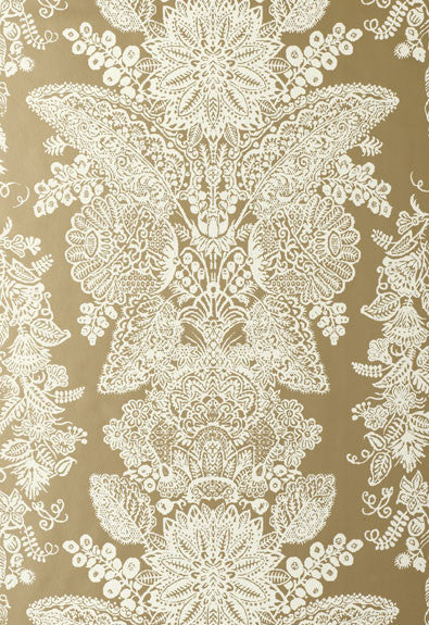 FSchumacher Wallpaper 5003321 Lace Champagne