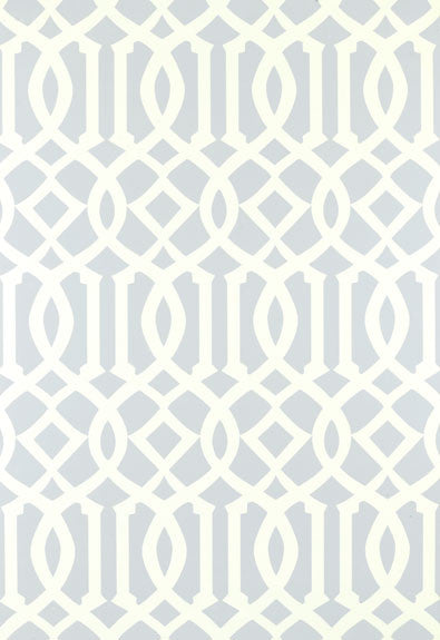 FSchumacher Wallpaper 5003363 Imperial Trellis Soft Aqua
