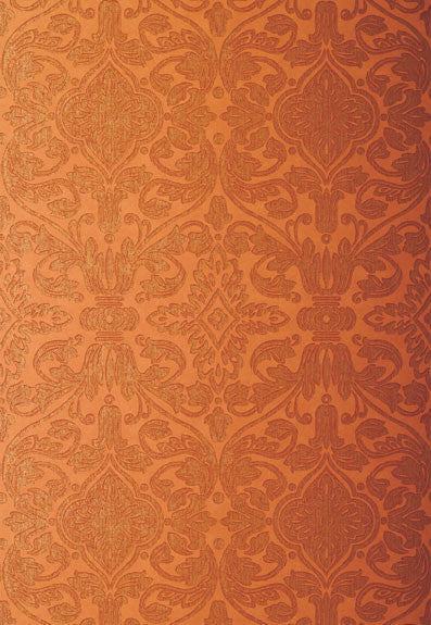 FSchumacher Wallpaper 5003603 Varenna Damask Terracotta
