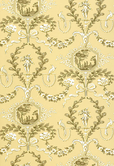 FSchumacher Wallpaper 5004112 Jester Arabesque Sunlight