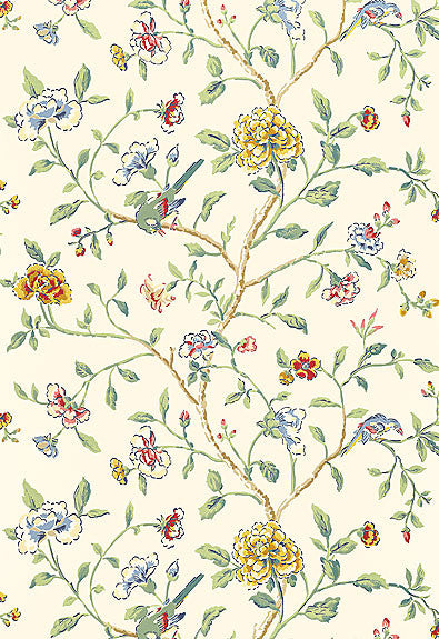 FSchumacher Wallpaper 5004400 Annabelle Vine Primary