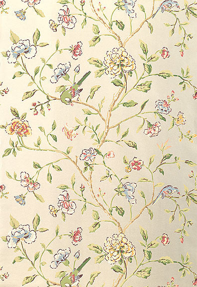 FSchumacher Wallpaper 5004404 Annabelle Vine Pewter
