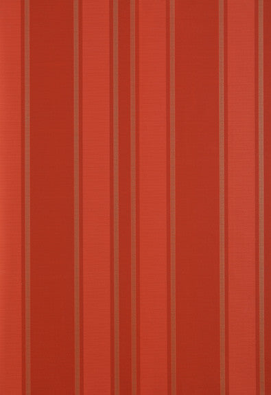 FSchumacher Wallpaper 5004563 Morgan Stripe Coral