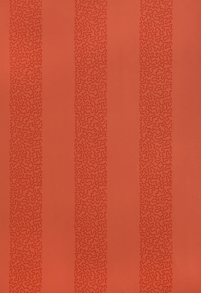 FSchumacher Wallpaper 5004572 Beekman Stripe Coral