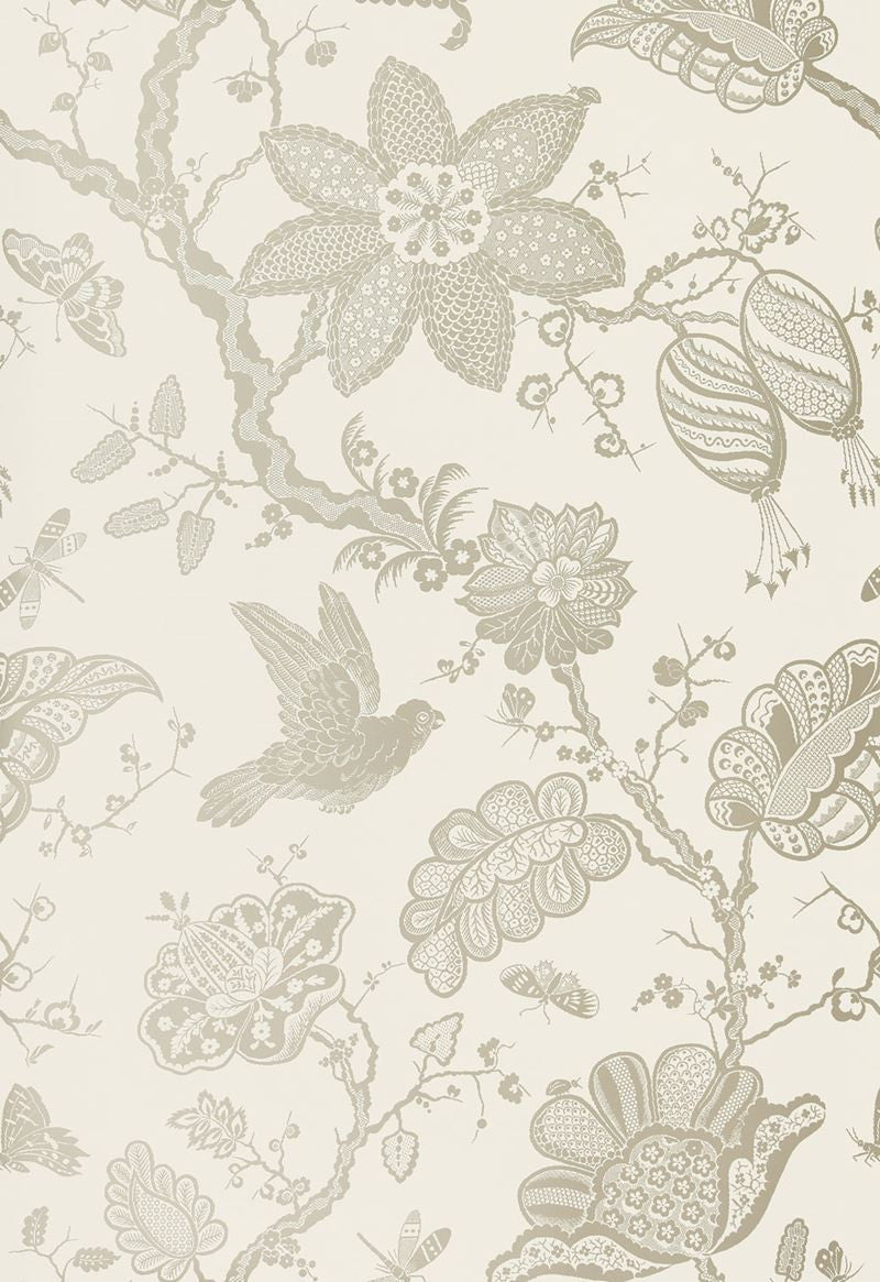 FSchumacher Wallpaper 5005000 Bali Vine Platinum