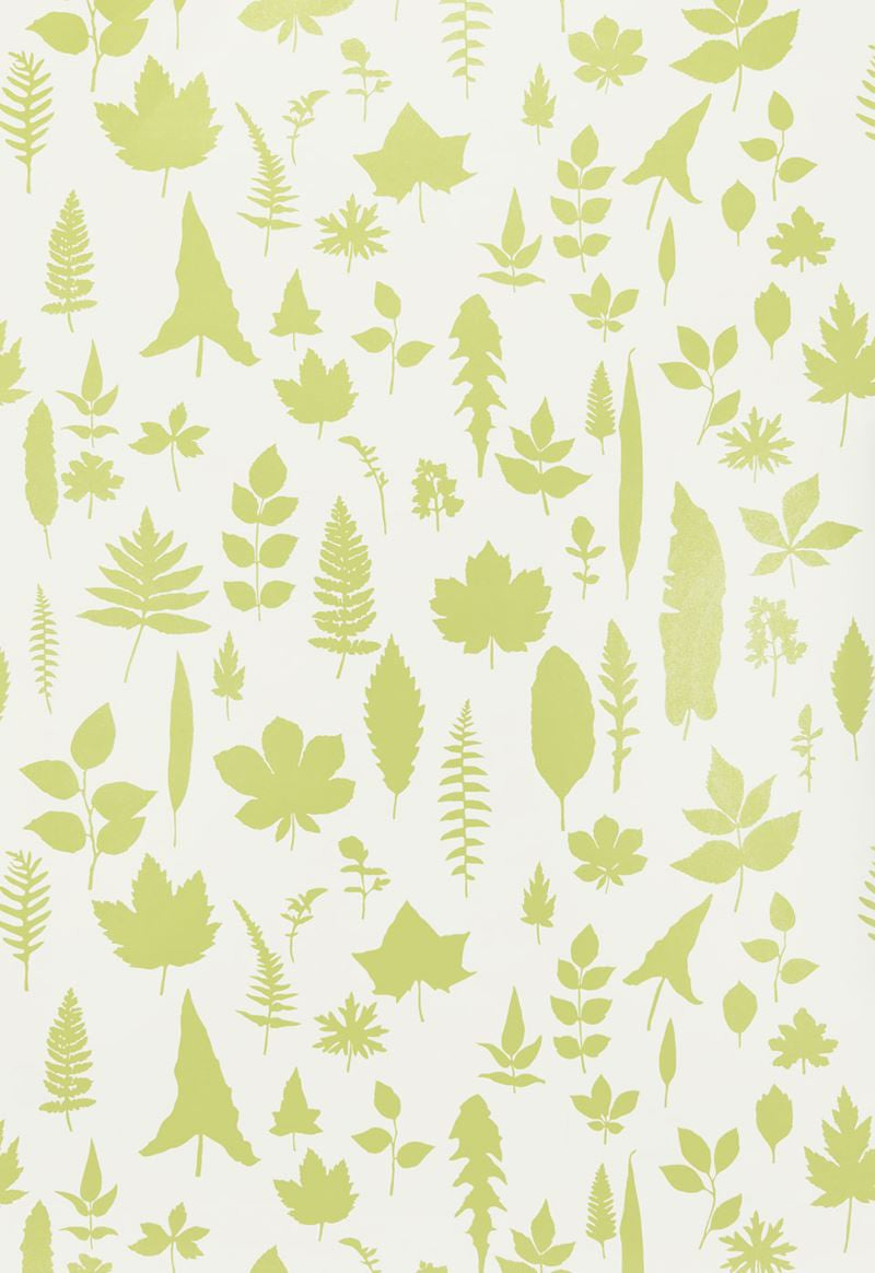 FSchumacher Wallpaper 5005021 Leaves Chartreuse