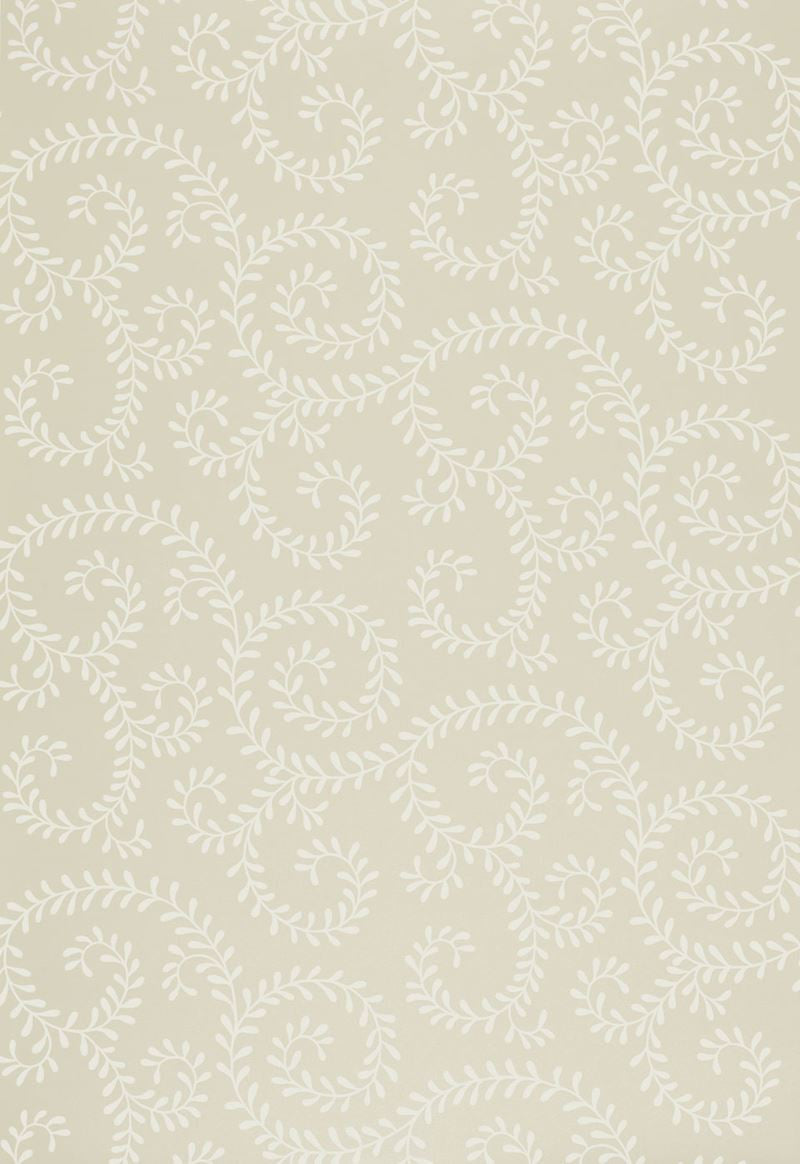 FSchumacher Wallpaper 5005091 Leafy Scroll Bone