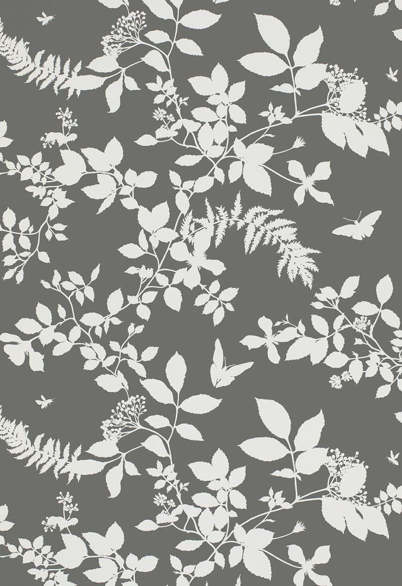 FSchumacher Wallpaper 5005103 Shadow Vine Charcoal