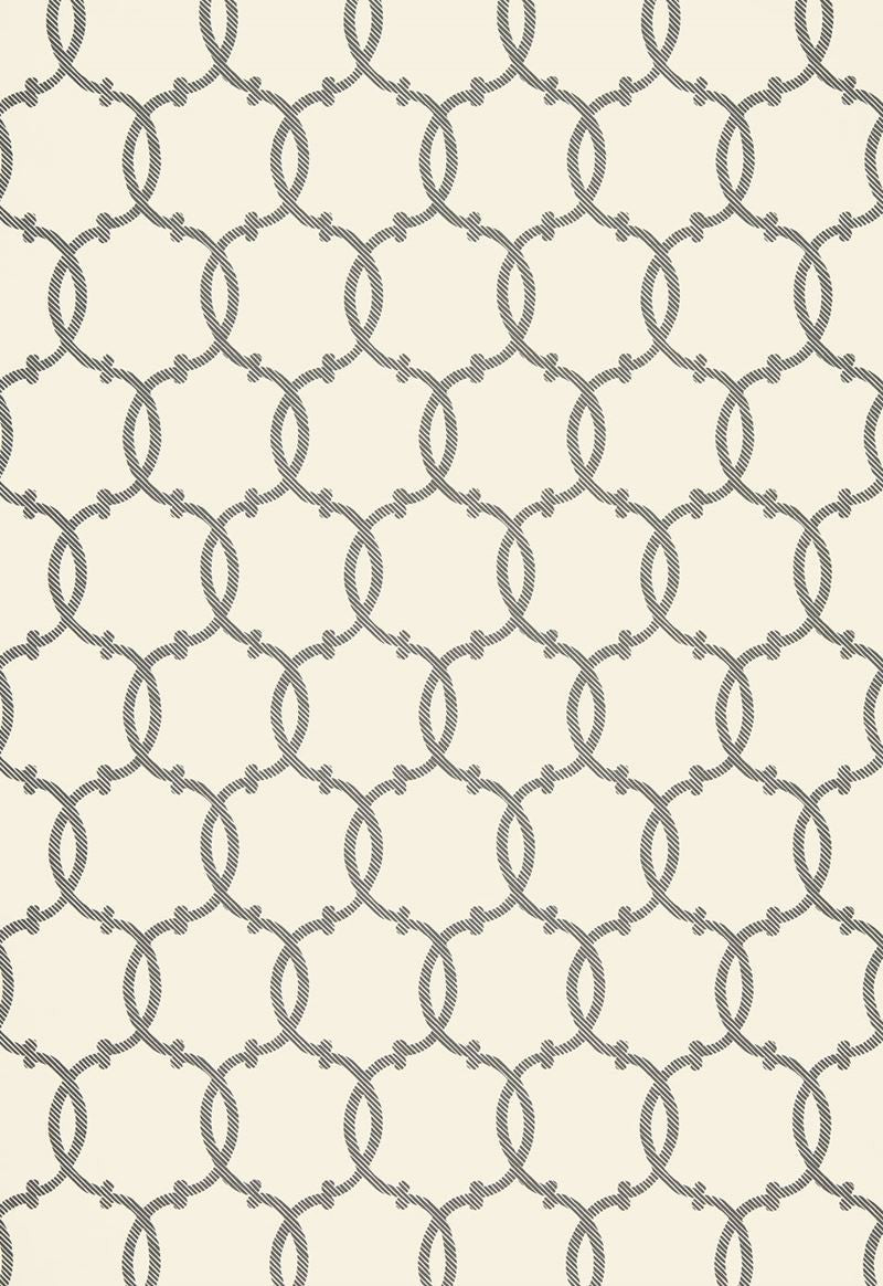 FSchumacher Wallpaper 5005121 Tracery Charcoal