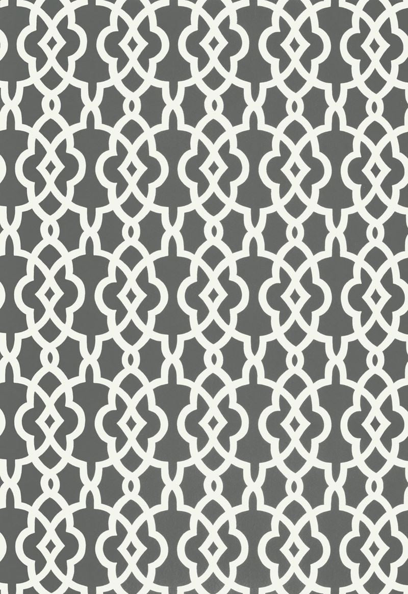 FSchumacher Wallpaper 5005141 Summer Palace Fret Smoke