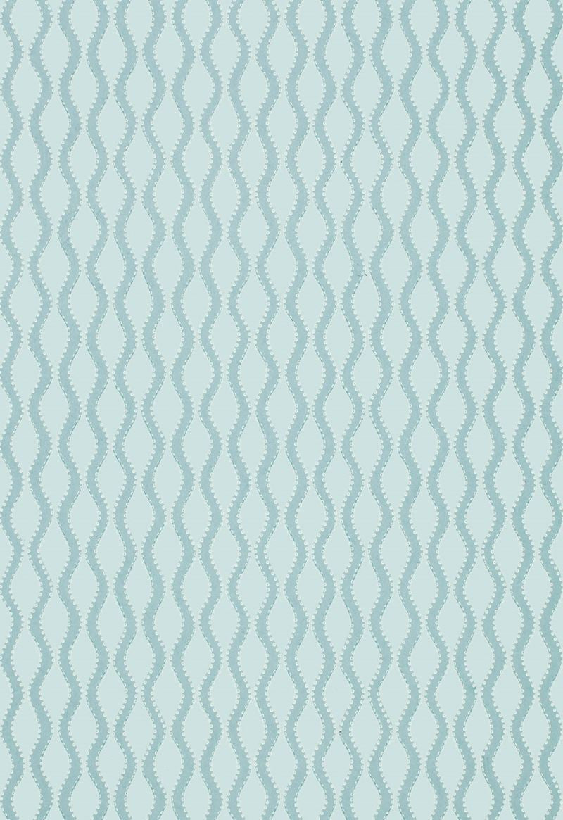 FSchumacher Wallpaper 5005162 Ribbon Wave Aqua