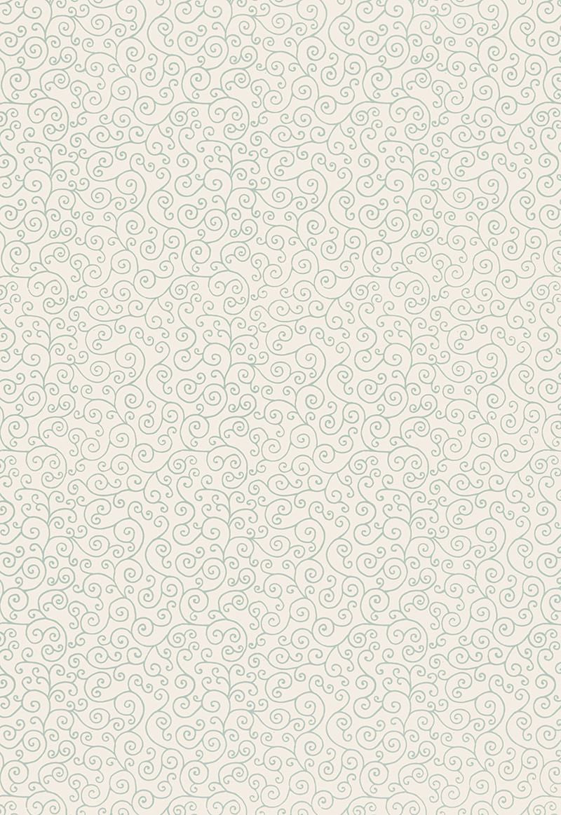 FSchumacher Wallpaper 5005222 Sangar Scroll Water Blue