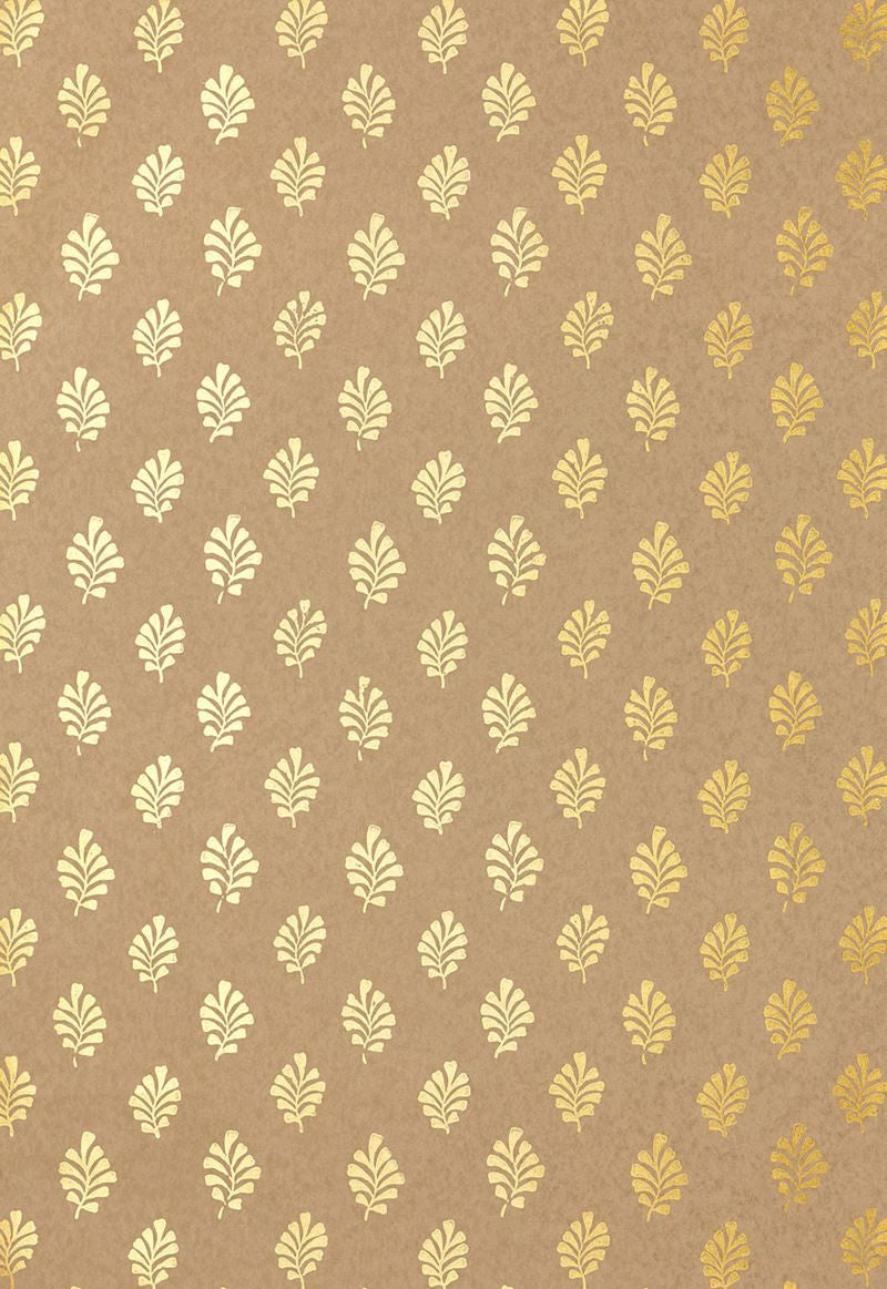 FSchumacher Wallpaper 5005233 Bakara Leaf Gilt