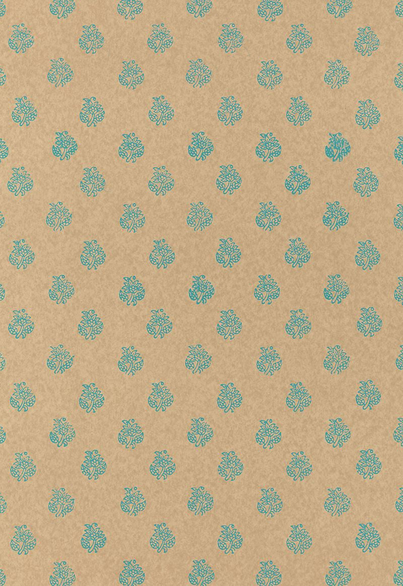 FSchumacher Wallpaper 5005254 Kaladera Turquoise