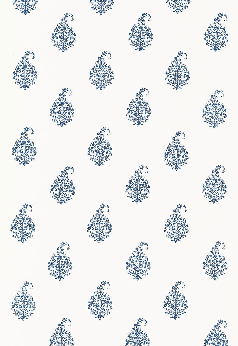 FSchumacher Wallpaper 5005281 Kerala Paisley Delft