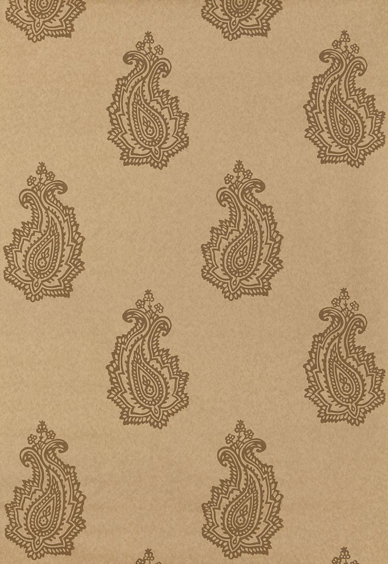 FSchumacher Wallpaper 5005303 Madras Paisley Tabac