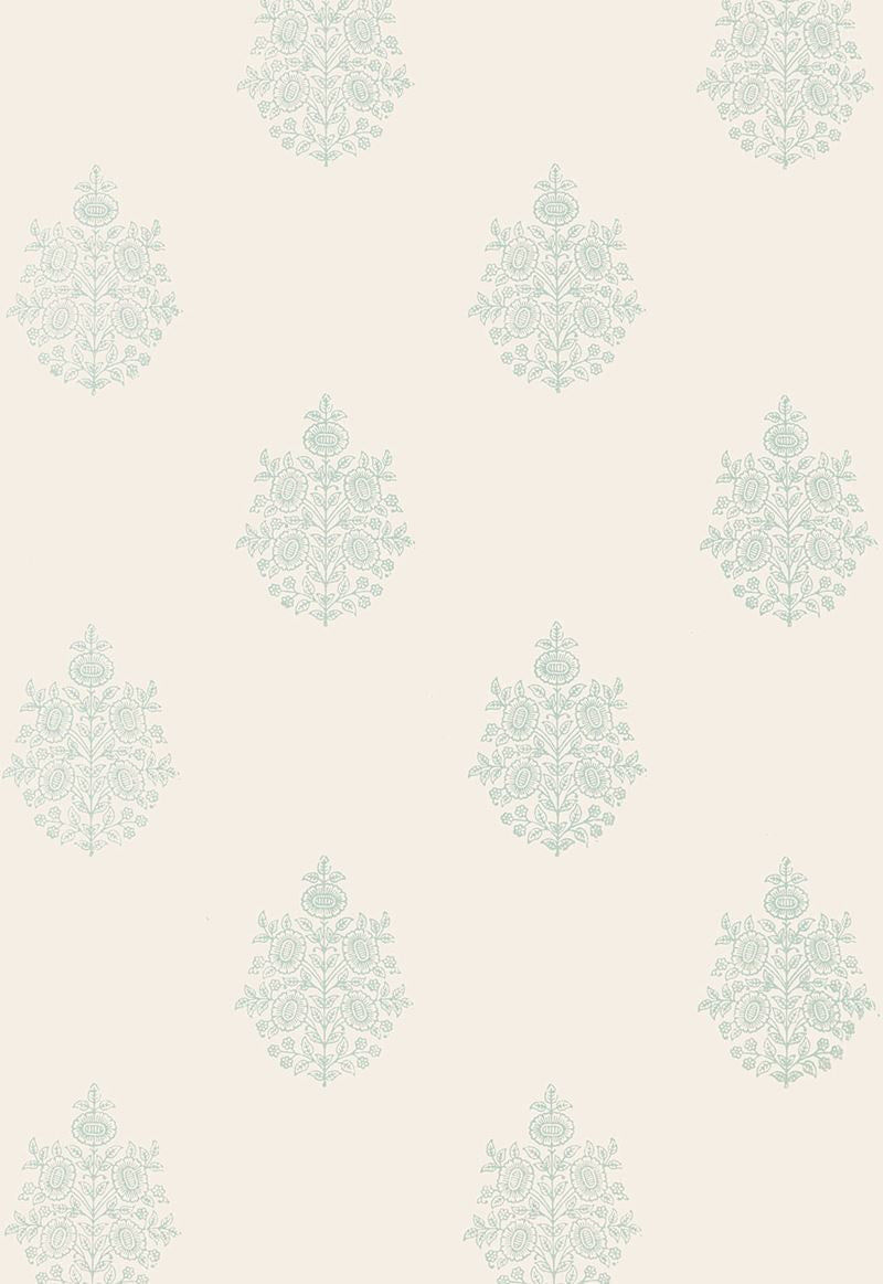 FSchumacher Wallpaper 5005322 Asara Flower Water Blue