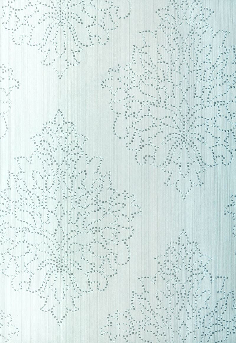 FSchumacher Wallpaper 5005661 Beaded Damask Sky