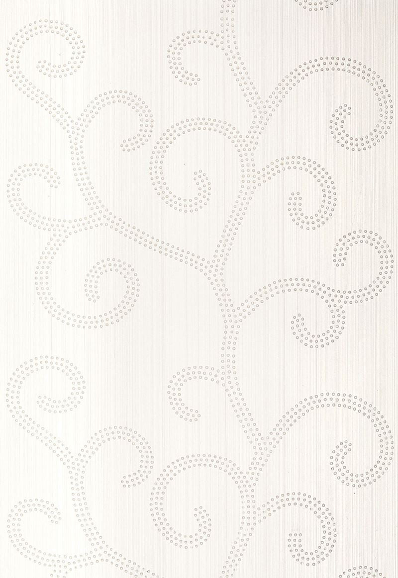 FSchumacher Wallpaper 5005701 Raindrop Scroll Pearl
