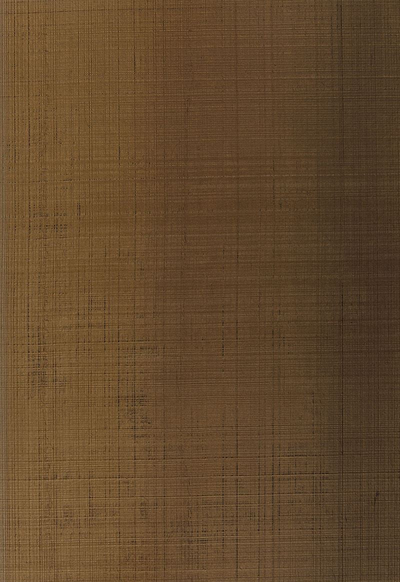 FSchumacher Wallpaper 5005785 Brushed Plaid Burnished Bronze
