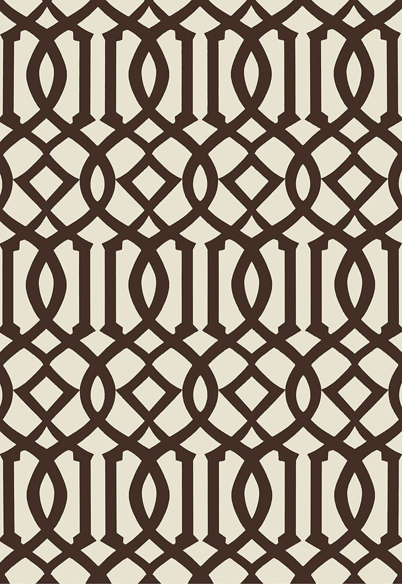 FSchumacher Wallpaper 5005803 Imperial Trellis II Java, Cream