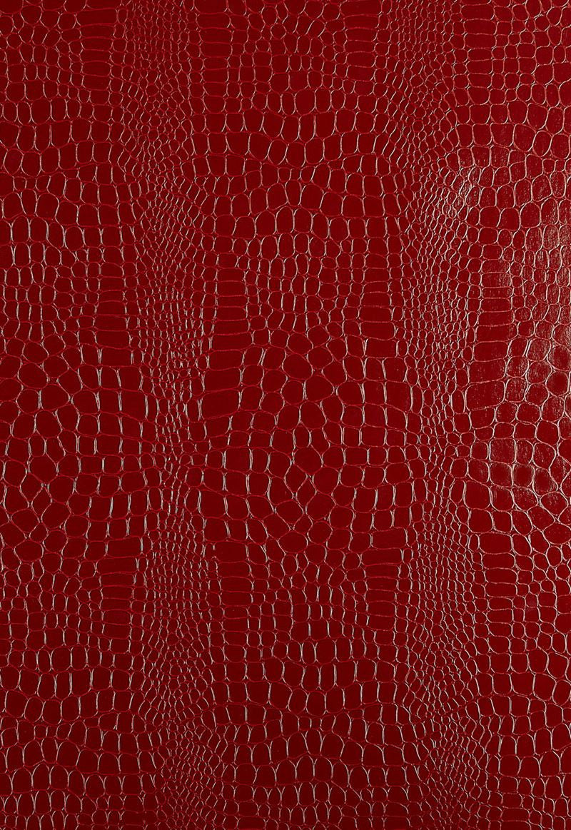 FSchumacher Wallpaper 5005831 Crocodile Crimson