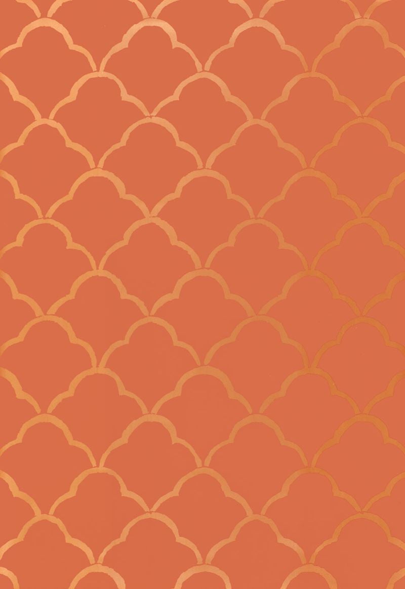 FSchumacher Wallpaper 5005943 Costa Del Sol Cinnabar