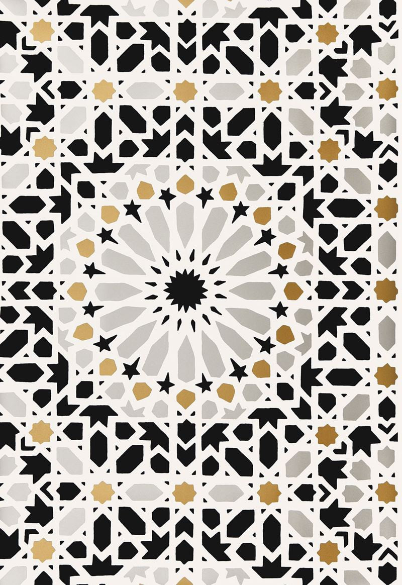 FSchumacher Wallpaper 5005961 Nasrid Palace Mosaic Mica
