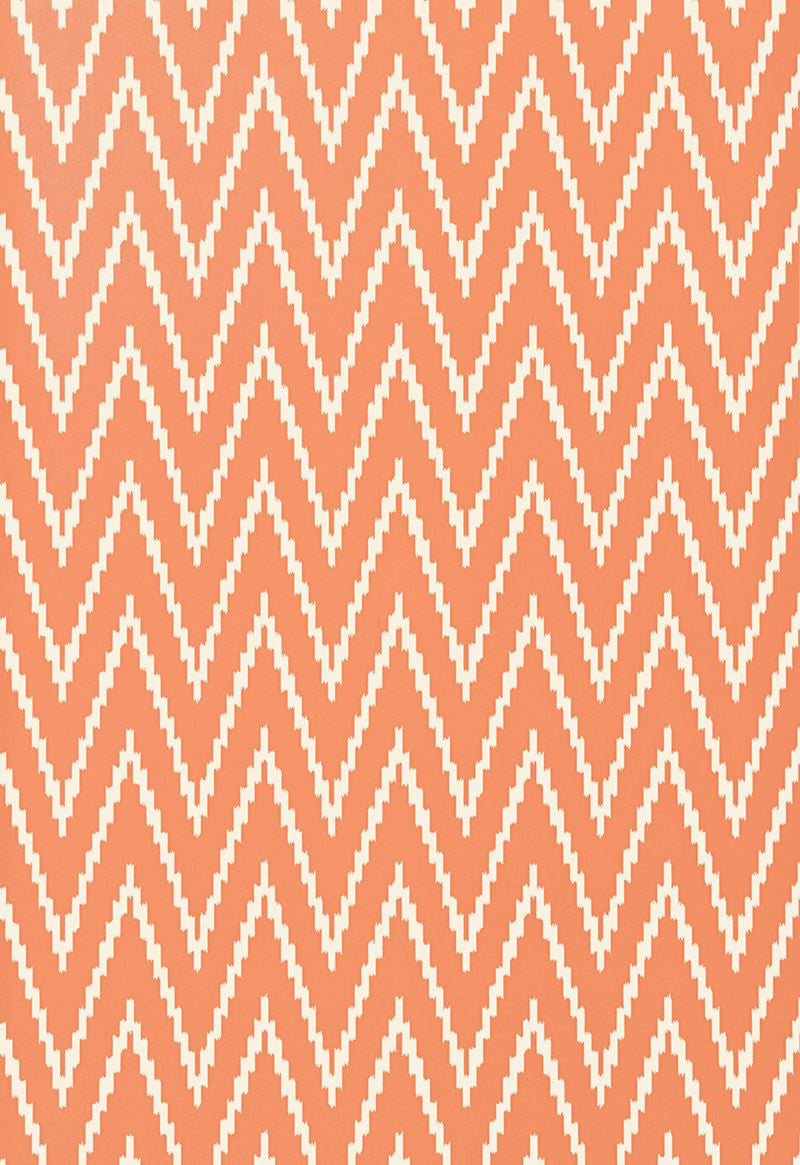 FSchumacher Wallpaper 5005994 Kasari Ikat Terra Cotta