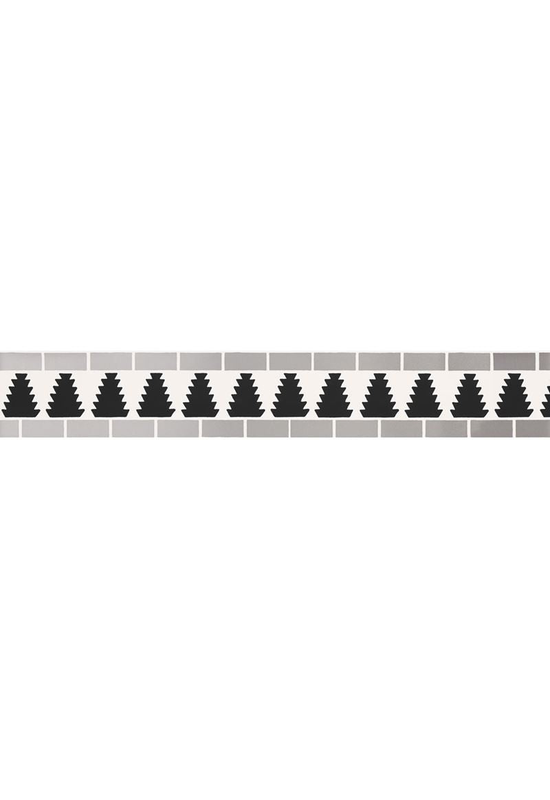 FSchumacher Wallpaper 5006031 Cadiz Mosaic Border Mica