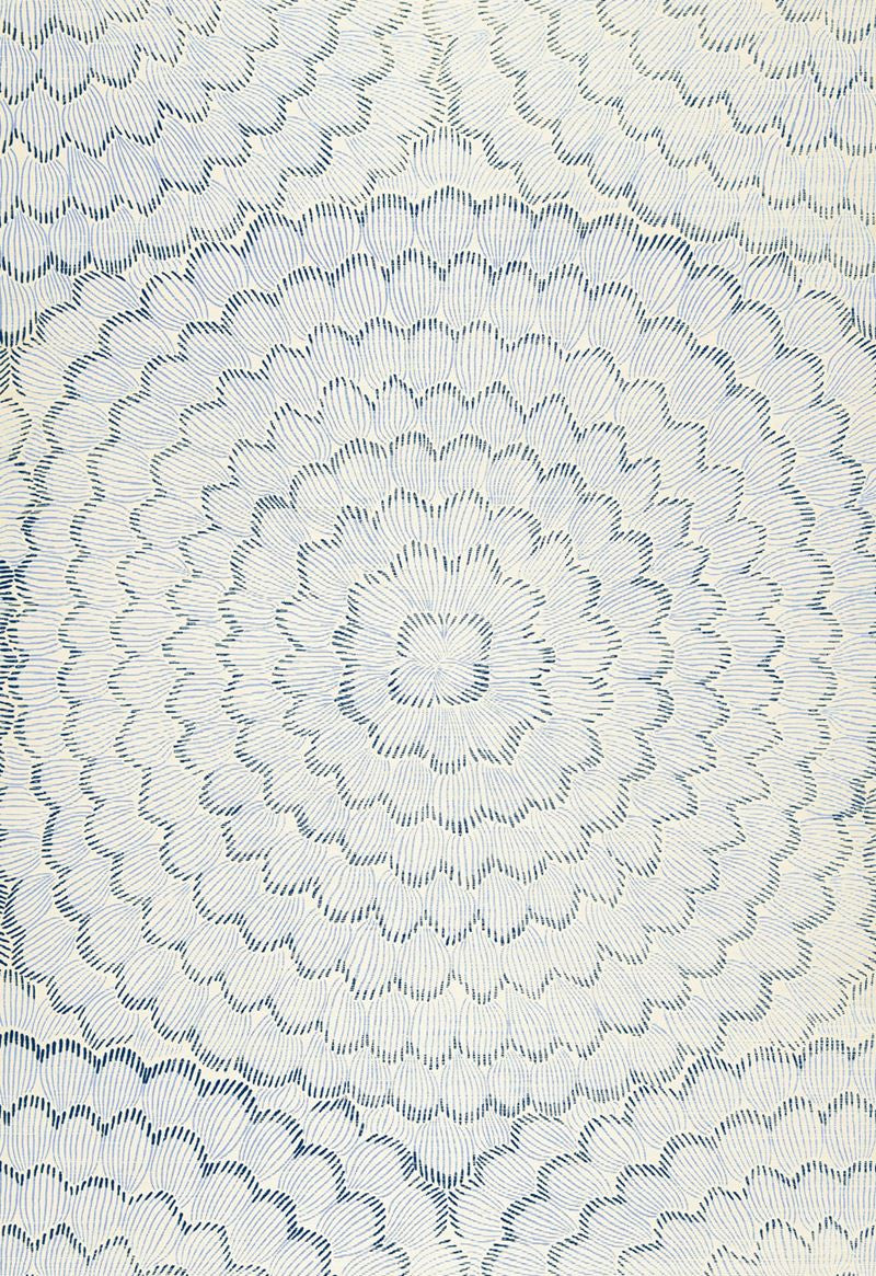 FSchumacher Wallpaper 5006071 Feather Bloom Two Blues