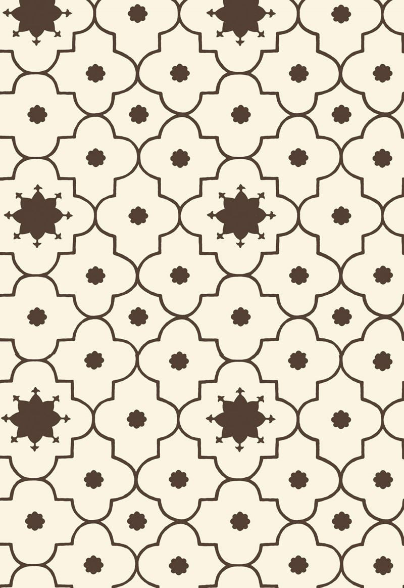 FSchumacher Wallpaper 5006621 Taj Trellis Sepia
