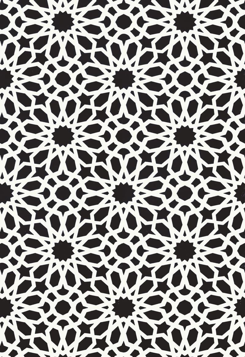 FSchumacher Wallpaper 5006642 Agadir Screen Noir