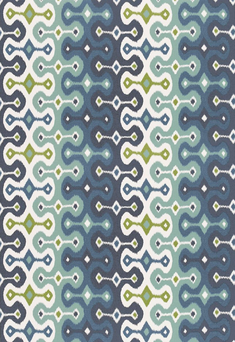 FSchumacher Wallpaper 5006652 Darya Ikat Sidewall Sky