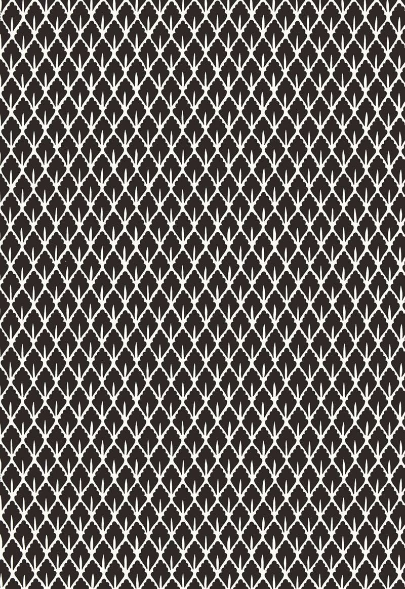 FSchumacher Wallpaper 5006670 Mughal Leaf Noir