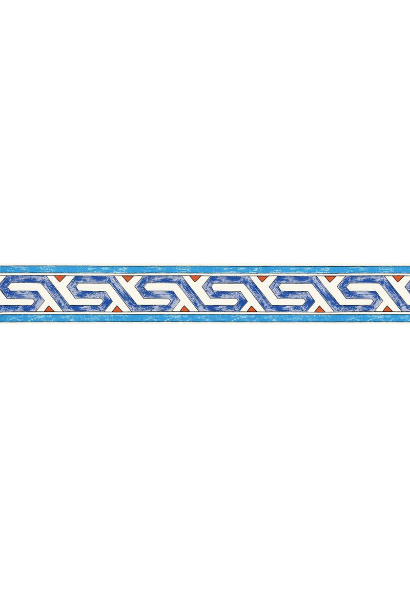 FSchumacher Wallpaper 5006720 Bosphorus Border Peacock