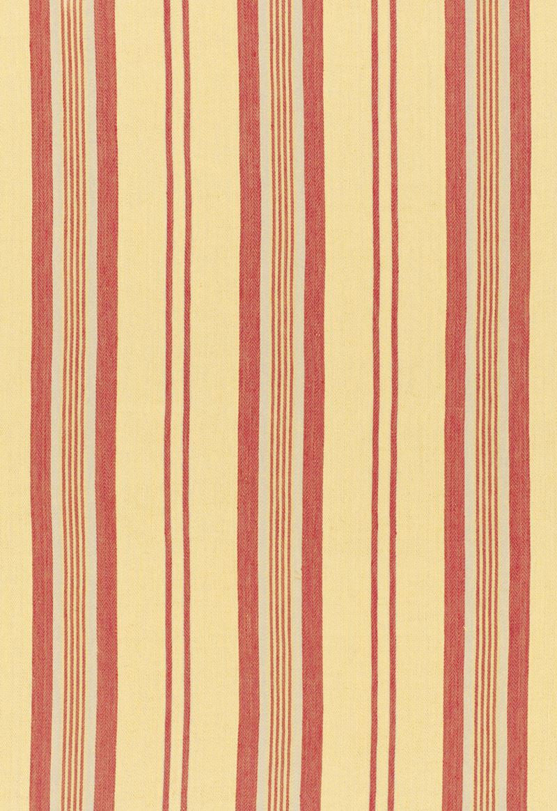 FSchumacher Fabric 54153 Sagaponic Linen Stripe Berry