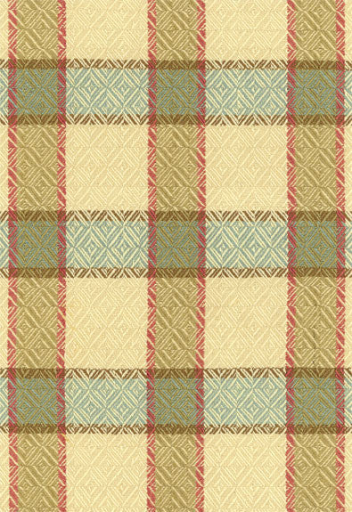 FSchumacher Fabric 55330 Chesterfield Plaid Cottage